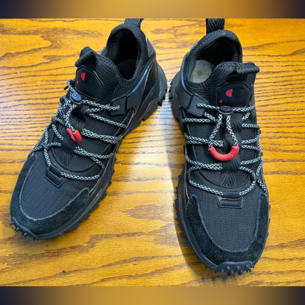 Champion Black and Red Athletic Shoes